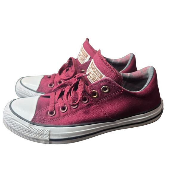 ⭐️Converse Allstar Burgundy Maroon Lowtop Shoes Sz 7 - Picture 3 of 8